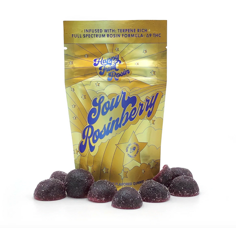 Happy Fruit Live Rosinberry Delta-9 THC Gummies