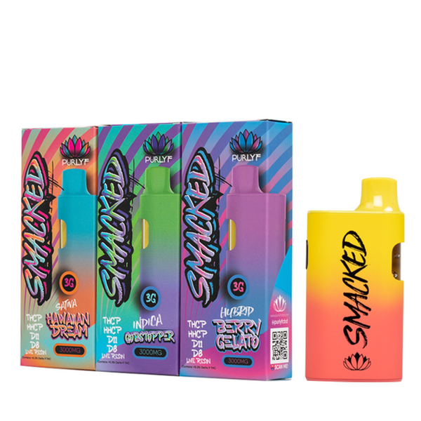 Purlyf Smacked 3G Disposable Vape Rolling Trees LLC Purlyf Smacked 3G Disposable Vape Rolling Trees LLC