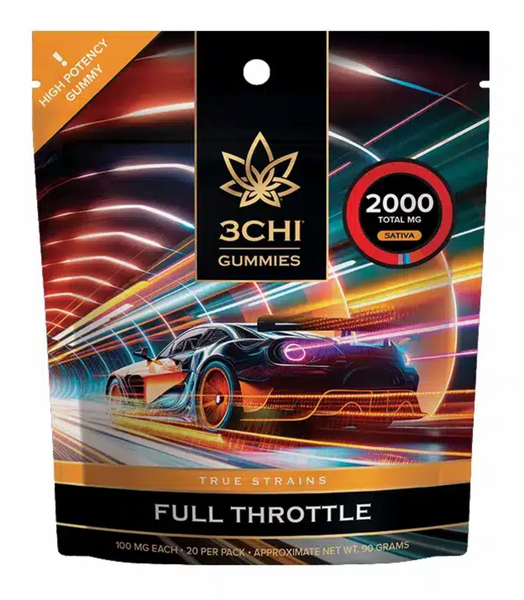 3Chi True Strains Gummies – Full Throttle