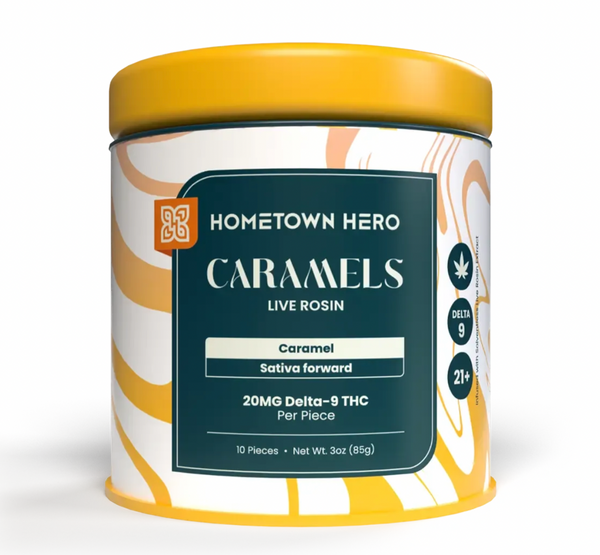 Hometown Hero Delta-9 THC Caramels