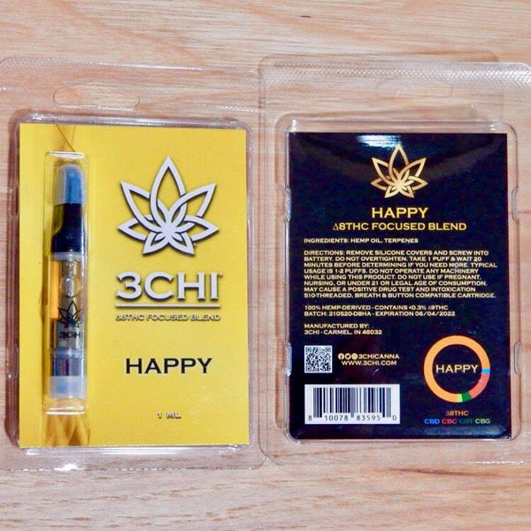 3Chi delta-8 focused blend vape cartridges