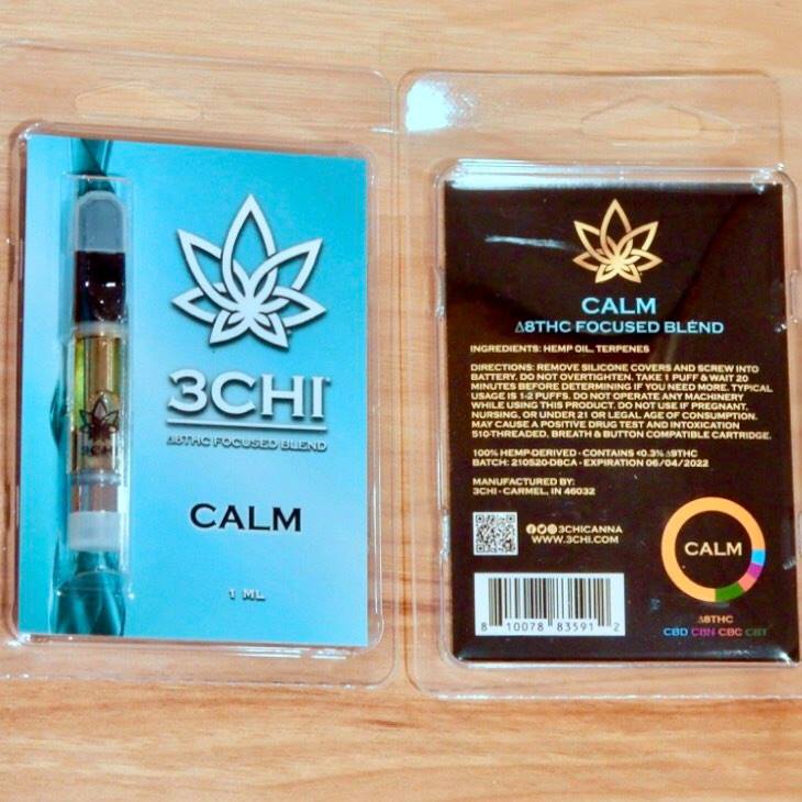 3Chi delta-8 focused blend vape cartridges