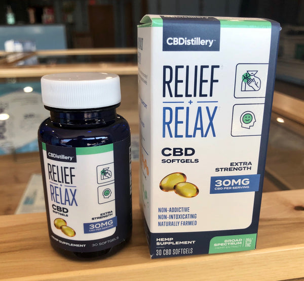 CBDistillery CBD Capsules – 30mg – 30 count