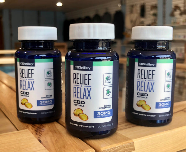 CBDistillery CBD Capsules – 30mg – 30 count